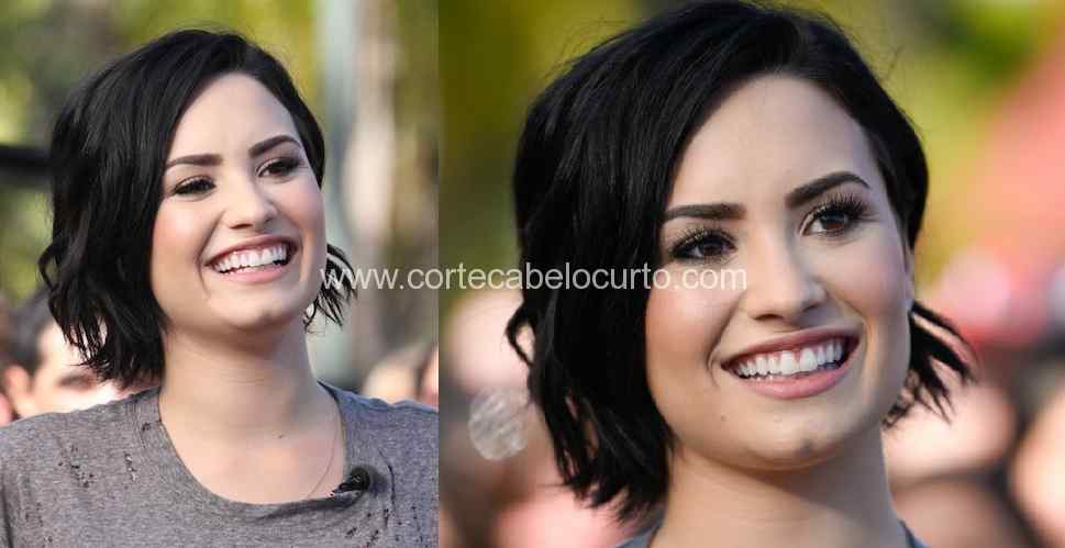 Demi-Lovato's-cabelo-curto