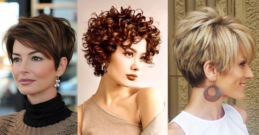 3 Cortes de Cabelo Curto com Estilos e Cabelos Diferentes