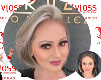 Transformação na Coloração dos Cabelos Curtos da Modelo