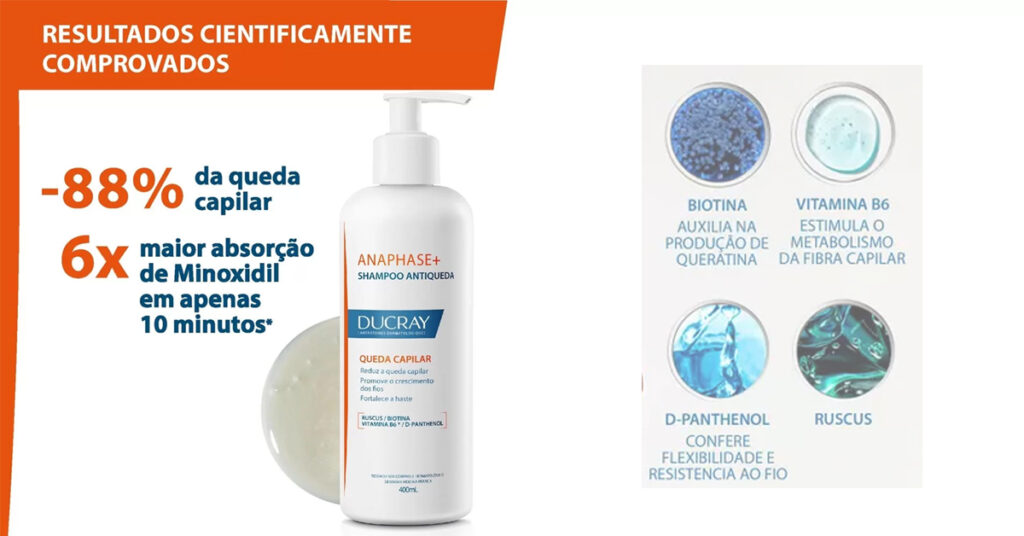 Anaphase+ Shampoo Antiqueda de Confiança pela Ducray