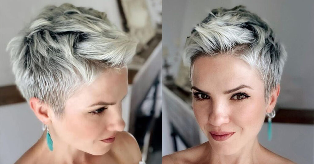 Cabelo Curto Feminino no Estilo Pixie bem Charmoso