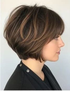 Cabelo curto 2026 lateral