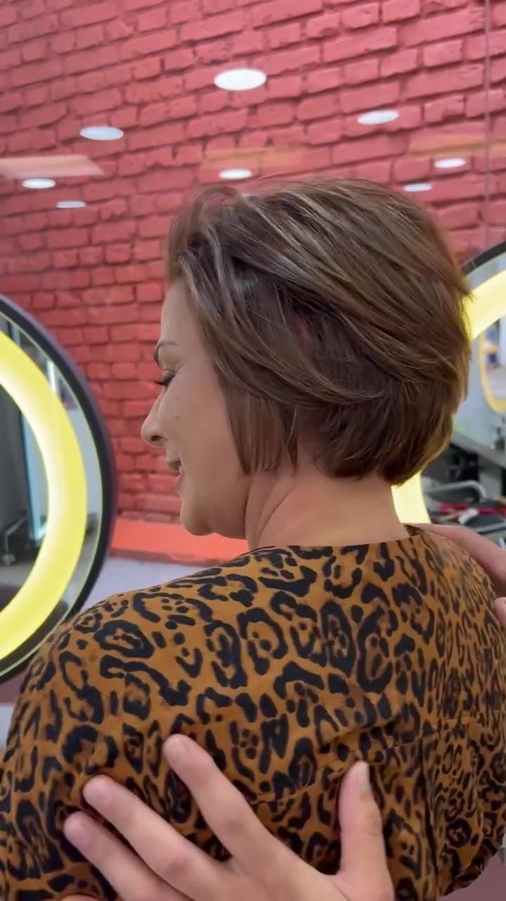 Cabelo Curto que Está entre os Mais desejados pelas Mulheres 4 Lateral depois transformação cabelos curtos 2